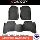 3D Moulded TPE Heavy Duty Floor Mats for Ford Ranger PX PX2 PX3 Dual Cab 11 21