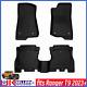 3pcs Set Tailored Fit Floor Mats For Ford Ranger T9 2023 + Double Cab Rubber