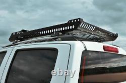 AQM4WD Heavy Duty Metal Cargo Roof Rack Basket In Black Ford Ranger