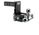B&W 10,000LBS Black Tow & Stow 3 Ball Trailer Hitch With 5 Drop 2 Receiver