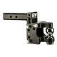 B&W 16,000LBS Black Tow & Stow Pintle Trailer Hitch 8.5 Drop 2.5 Receiver
