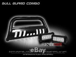 Black Bull Bar Push Brush Bumper Guard+36W CREE LED Lights For 98-11 Ford Ranger