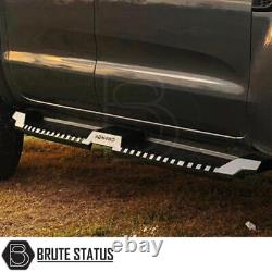 Black S32 Side Steps for Ford Ranger 2023+ T9 Running Boards Heavy Duty