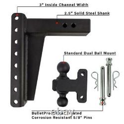 BulletProof Hitches Heavy Duty 2.5 Solid Shank 10 Drop/Rise 22,000 LBS Hitch