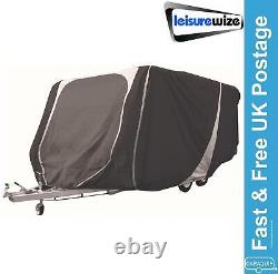 Caravan Cover Breathable Premium Full Heavy Duty Fabric + Storage Bag 17ft-19ft