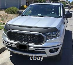 Ccg Flat Black Heavy Duty Grill Mesh Piece Insert For 2019-21 Ford Ranger Grille