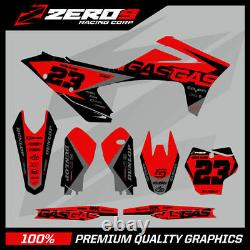 Custom MX Graphics Kit Gas Gas Motocross Decals MC Ec 2021 2022 Rise