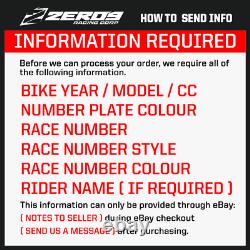 Custom MX Graphics Kit Gas Gas Motocross MC Ec 2021 2022 Block Blk / Red