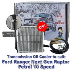 Dual Heavy Duty Transmission Oil Cooler Kit to suit Ford Ranger Raptor Next G
