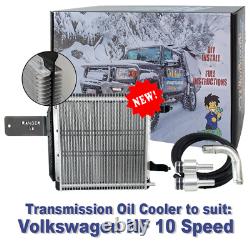 Dual Heavy Duty Transmission Oil Cooler Kit to suit Volkswagen Amarok NF with
