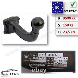 Extra Long Flange Tow ball 83x56mm Towing Bar Hitch for FORD Ranger III 12