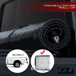 For 1983-2011 Ranger/1994+ Mazda B-Series 6' Bed Lock & Roll Soft Tonneau Cover