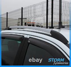 For Ford Ranger T6 2012-2020 Stx Roof Rails Bars Roof Rack Pair In Silver