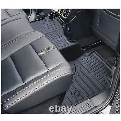 For Ford Ranger Wildtrak 2023-2024 D/CAB 3D Tailored Floor Mats TPE Rubber Tray