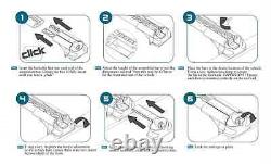 Ford RANGER (T6-P375/PX) 2011-2022 Roof Rack Cross Bar Silver Set