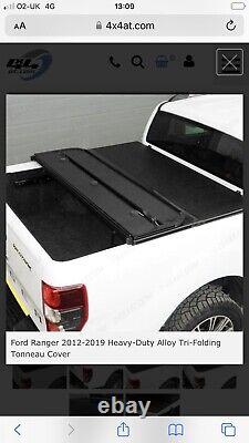 Ford Ranger 2012-2019 Heavy-duty Alloy Tri-folding Tonneau Cover