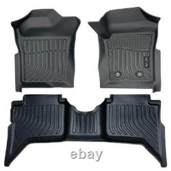Ford Ranger Dual Cab 2022+ All weather 3D/5D moulded TPE car mats