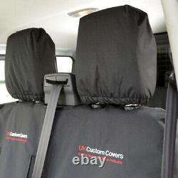 Ford Ranger Limited (2012+) Heavy Duty Rear Seat Covers Inc Embroidery 156 Bem