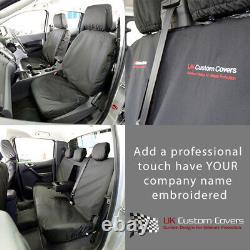 Ford Ranger Limited Heavy Duty Front & Rear Seat Covers + Embroidery 155 156 Bem
