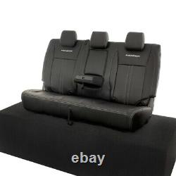 Ford Ranger Limited Heavy Duty Leatherette Rear Seat Covers &'ranger' Logo 876