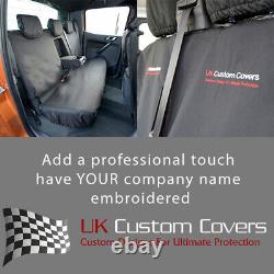 Ford Ranger Raptor (2023+) Heavy Duty Rear Seat Covers Inc Embroidery 305 Bem