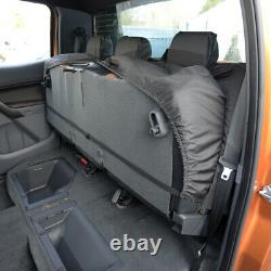 Ford Ranger Raptor Heavy Duty Front & Rear Seat Covers & Embroidery 304 305 Bem