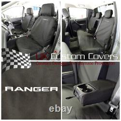 Ford Ranger T8 Heavy Duty Tailored All Seat Covers &'ranger' Embroidery 494 495