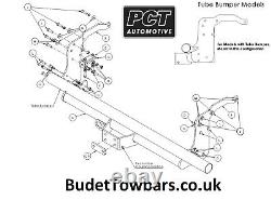Ford Ranger Tow Bar 2012 to 2022 PCT Flange Tow Bars Towing Hitches