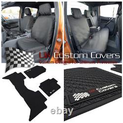 Ford Ranger Wildtrack 2017 Front Rear Seat Covers & Floor Mats 521 304 305