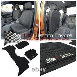 Ford Ranger Wildtrack (2017) Front Seat Covers And Free Rubber Mats 521 304 B
