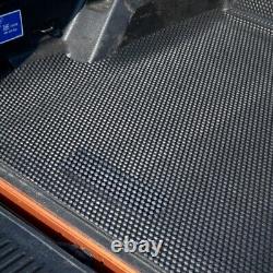 Ford Ranger Wildtrak (2012-2016) Rear Rubber Floor Mat Tailored Black 1184