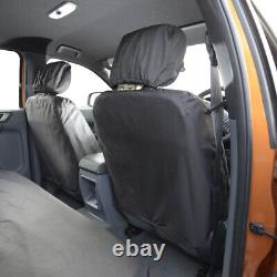 Ford Ranger Wildtrak Heavy Duty Front Seat Covers &'wildtrak' Logo Mvsc475