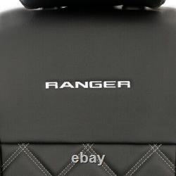 Ford Ranger Wildtrak Heavy Duty Leatherette Front Seat Covers'ranger' Logo 873