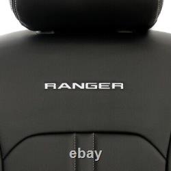 Ford Ranger Wildtrak Heavy Duty Leatherette Front Seat Covers'ranger' Logo 875