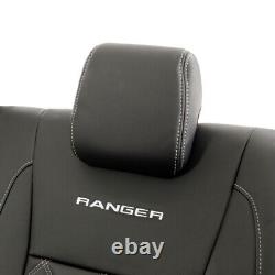 Ford Ranger Wildtrak Heavy Duty Leatherette Rear Seat Covers &'ranger' Logo 874
