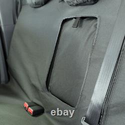 Ford Ranger Wildtrak Raptor 2012+ Heavy Duty Rear Seat Covers Embroidery 156 Bem