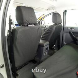 Ford Ranger Wildtrak Raptor Double Cab 2012+ Heavy Duty All Seat Covers 155 156