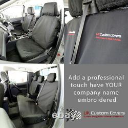 Ford Ranger Wildtrak Raptor Heavy Duty All Seat Covers & Embroidery 155 156 Bem