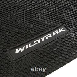 Ford Ranger Wildtrak Rear Rubber Floor Mat 10mm &'wildtrak' Logo (2019 On) 920