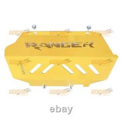 Ford Ranger Yellow Front Engine Base Skid Plate 2012 2023 T6 T7 T8 Heavy-Duty