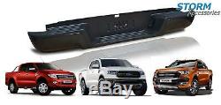 Heavy Duty Replacement Rear Bumper In Black For Ford Ranger T6 2012-2020