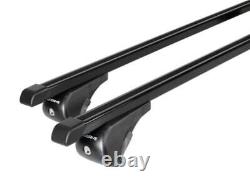 Heavy Duty Steel Lockable Roof Bars With Roof Box 340L For Ford RANGER 2011-2018