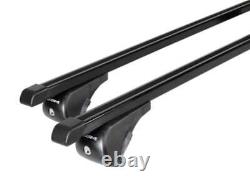 Heavy Duty Steel Lockable Roof Bars With Roof Box 420L For Ford RANGER 2011-2018