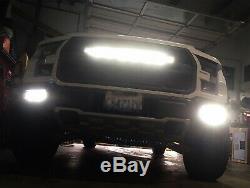 Invisible 30-Inch LED Light Bar withMounting Brackets, Wires For 17-20 Ford Raptor