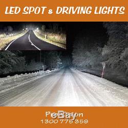 LED Spot Lights 2x 225w 9 Inch Heavy Duty CREE 12/24v AAA+ AWESOME