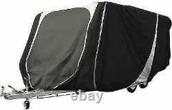 Leisurewize Caravan Cover 21 to 23ft Heavy Duty Breathable Charcoal/Grey 3 ply