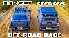 New Ford Ranger V Toyota Hilux Off Road Race