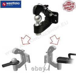 Pintle Hitch Hook with Tow Ball 4 holes 83x56 mm Tow Bar for FORD Ranger III 12