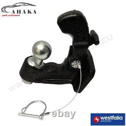 Pintle Hitch Hook with Tow Ball 4 holes 83x56 mm Tow Bar for FORD Ranger III 12