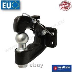 Pintle Hitch Hook with Tow Ball 4 holes 90x40 mm Tow Bar for FORD Ranger I 97-06